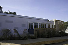 Photo of the Kansas Project Solar House taken during the U.S. Department of Energy Solar Decathlon 2007.